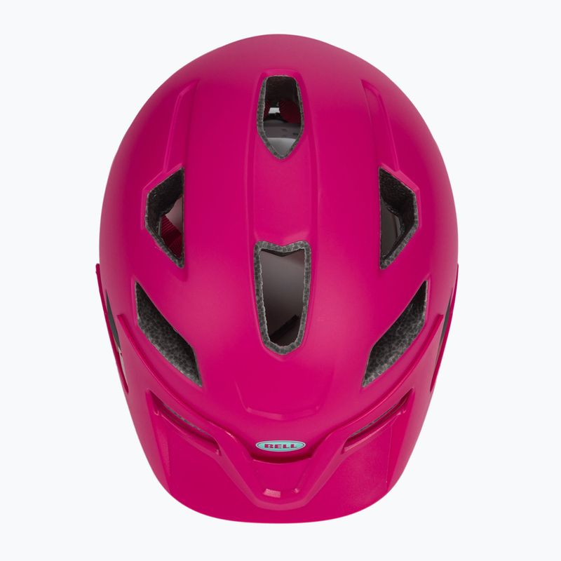 Casco da bici per bambini Bell Sidetrack gnarly matte berry 6