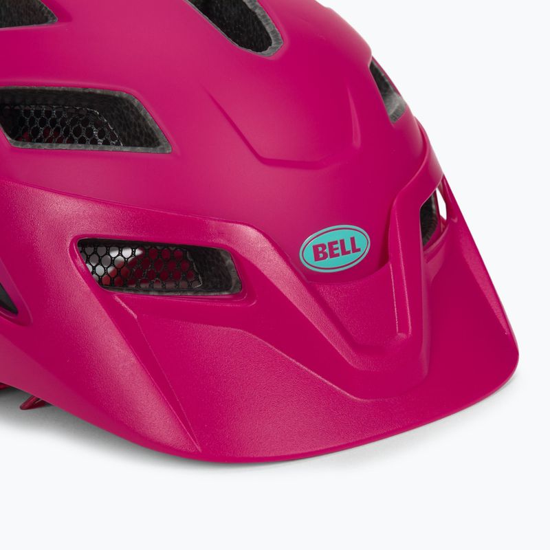 Casco da bici per bambini Bell Sidetrack gnarly matte berry 7