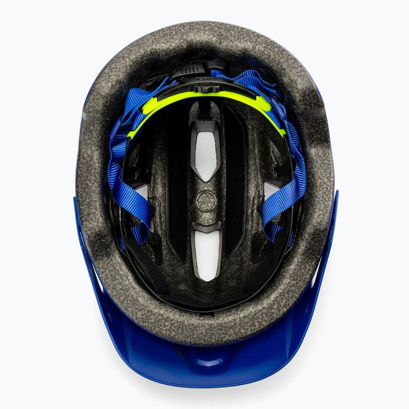 Casco da bici per bambini Bell Sidetrack T-Rex blu opaco 5