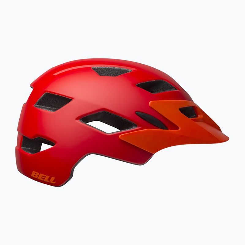 Casco da bici per bambini Bell Sidetrack rosso/arancio opaco 2