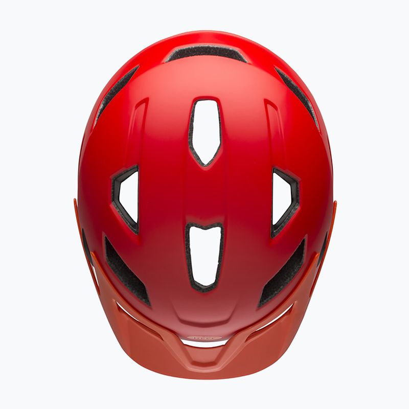 Casco da bici per bambini Bell Sidetrack rosso/arancio opaco 3