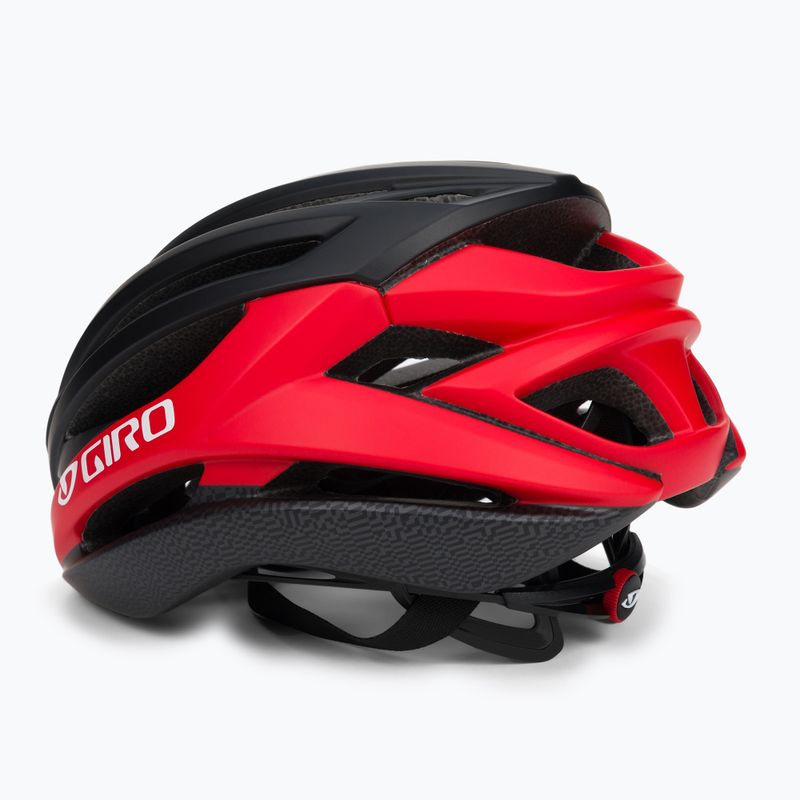 Casco da bicicletta Giro Syntax nero opaco/rosso brillante 4