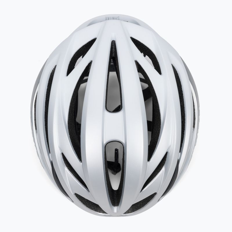 Casco da bicicletta Giro Syntax bianco/argento opaco 6