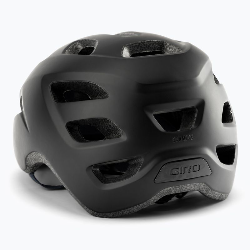 Casco da bicicletta Giro Cormick nero opaco/blu scuro 4