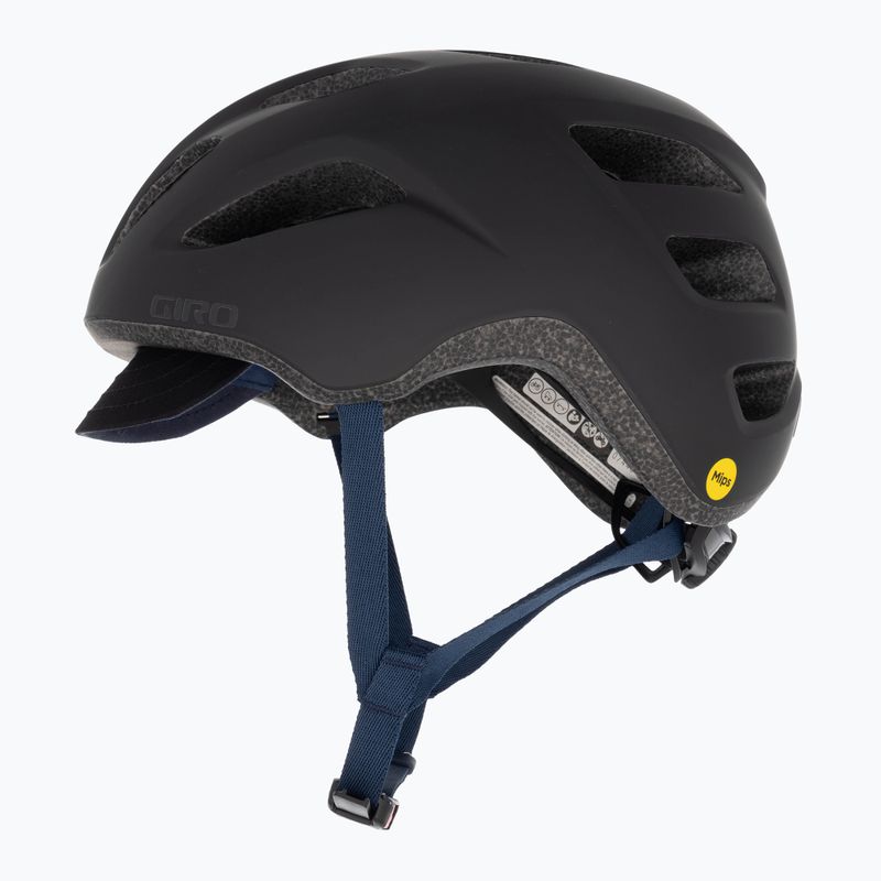 Giro Cormick Integrated MIPS XL casco da bicicletta nero opaco/blu scuro 5