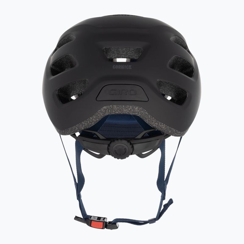 Casco da bicicletta Giro Cormick XL nero opaco/blu scuro 3