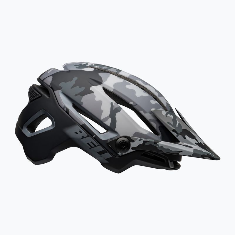 Casco da bici Bell Sixer Integrated MIPS nero lucido opaco/camoscio 2