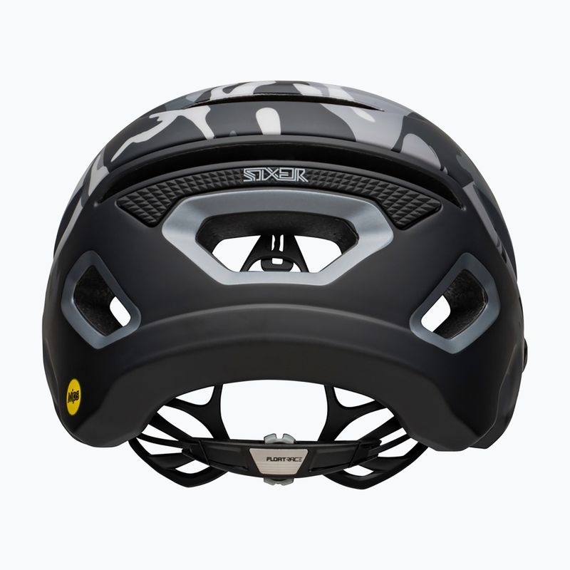 Casco da bici Bell Sixer Integrated MIPS nero lucido opaco/camoscio 3