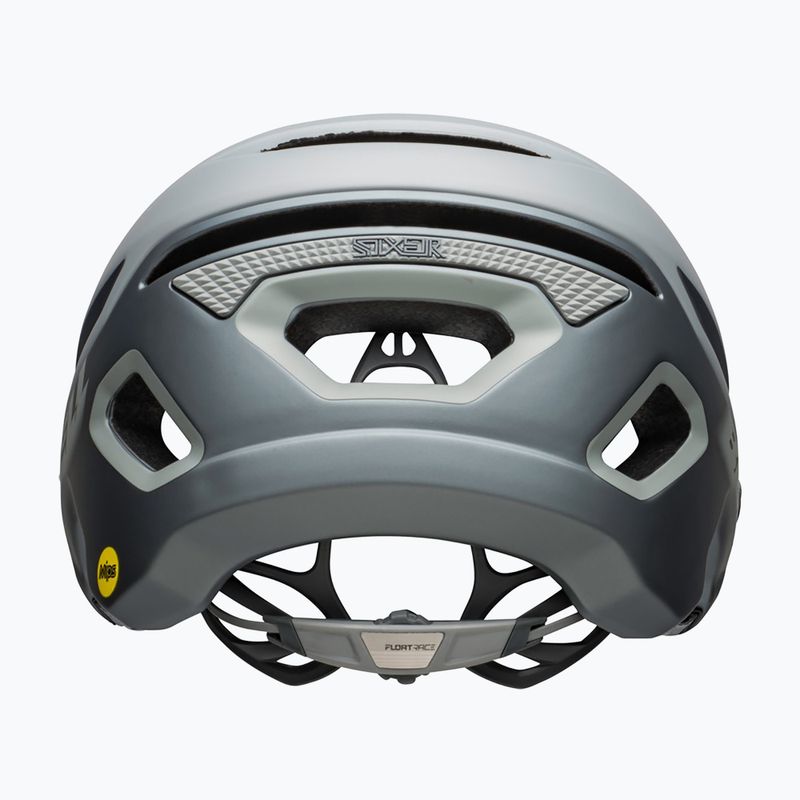 Casco da bici Bell Sixer Integrated MIPS grigio lucido opaco 3