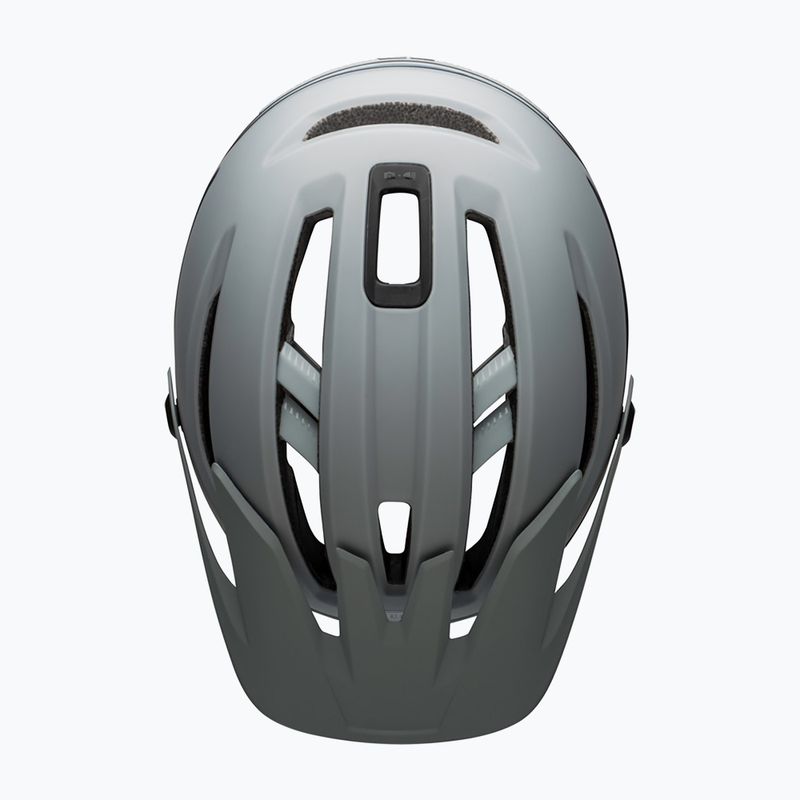 Casco da bici Bell Sixer Integrated MIPS grigio lucido opaco 4