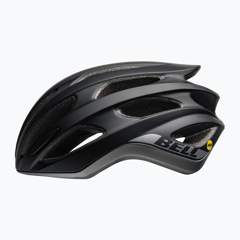 Casco da bici Bell Formula Integrated MIPS nero lucido opaco/grigio 2