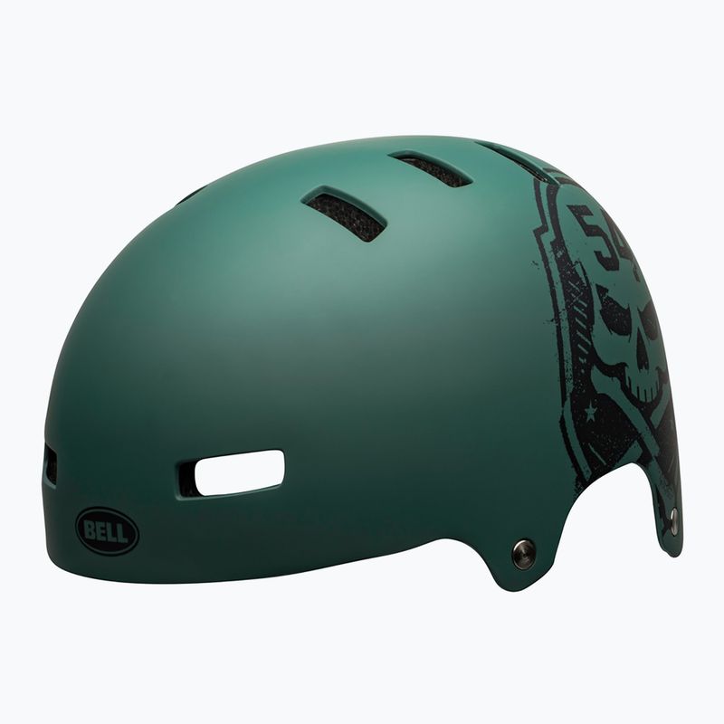 Casco da bici Bell Local verde nero/cranio