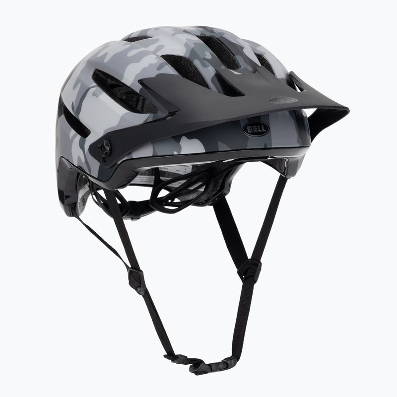 Casco da bici Bell 4Forty nero lucido opaco/camoscio