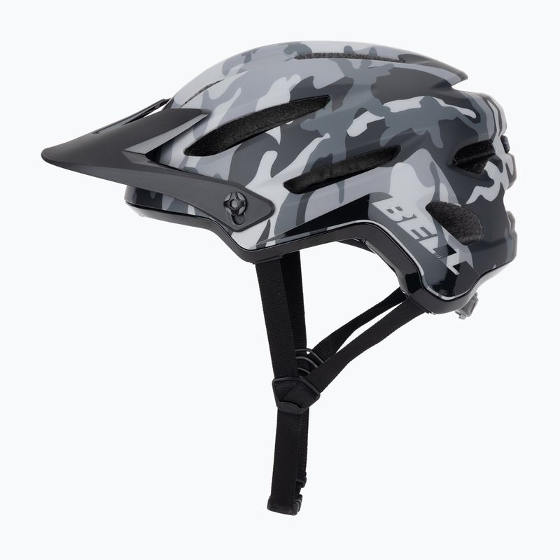 Casco da bici Bell 4Forty nero lucido opaco/camoscio 3