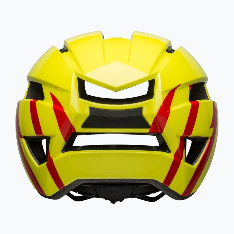 Casco da bici per bambini Bell Sidetrack II strike gloss hiviz/red 3