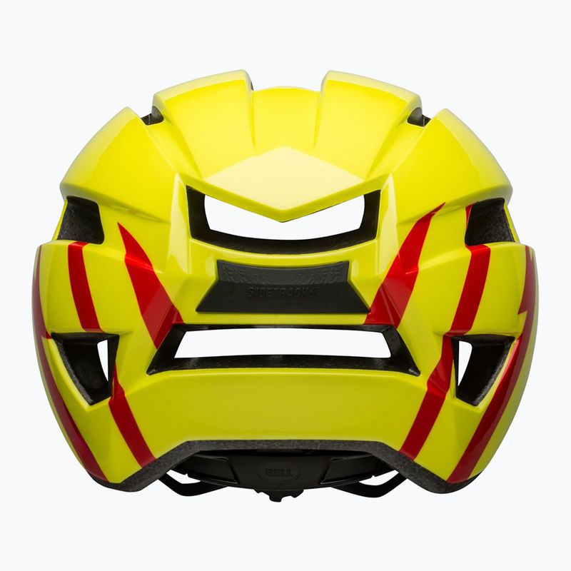 Casco da bici per bambini Bell Sidetrack II Jr lucido hi-viz/rosso 3