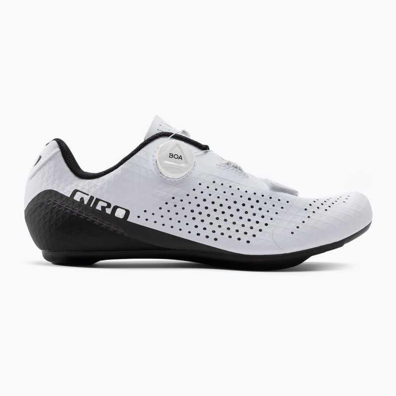 Scarpe da strada da uomo Giro Cadet Carbon bianco 2