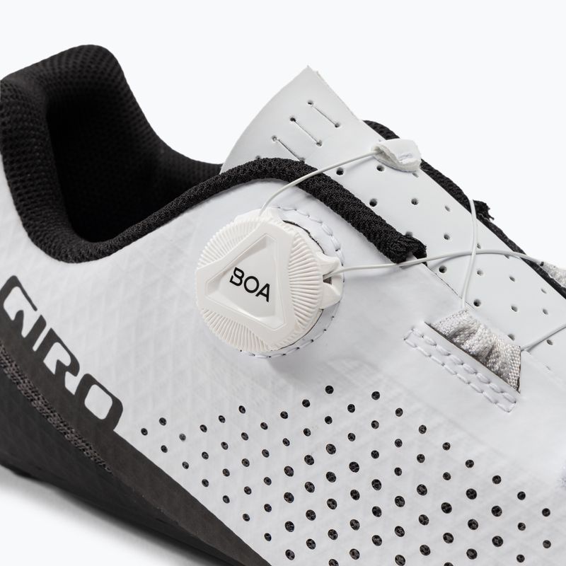 Scarpe da strada da uomo Giro Cadet Carbon bianco 8