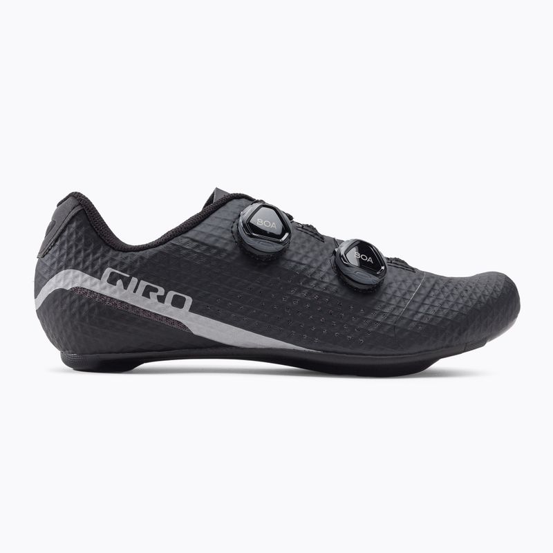 Scarpe da strada da uomo Giro Regime Carbon nero 2