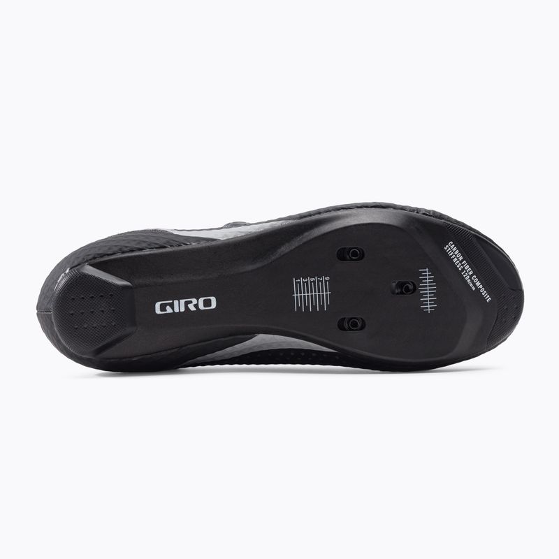 Scarpe da strada da uomo Giro Regime Carbon nero 4