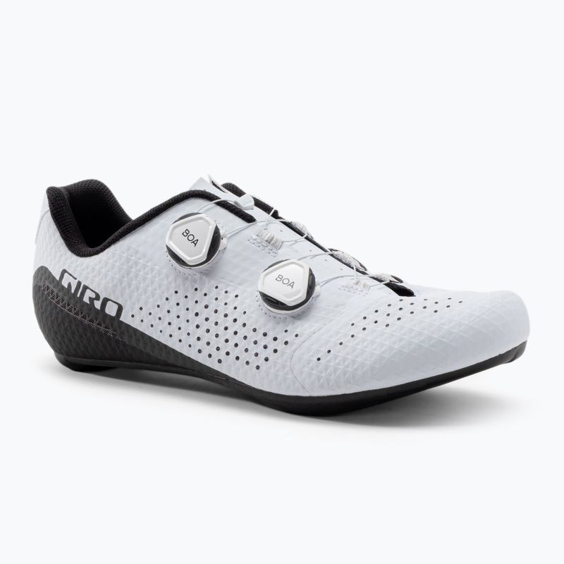 Scarpe da strada da uomo Giro Regime Carbon bianco