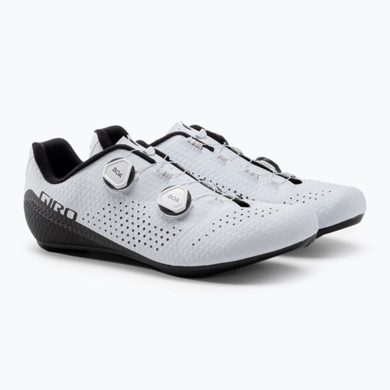 Scarpe da strada da uomo Giro Regime Carbon bianco 5