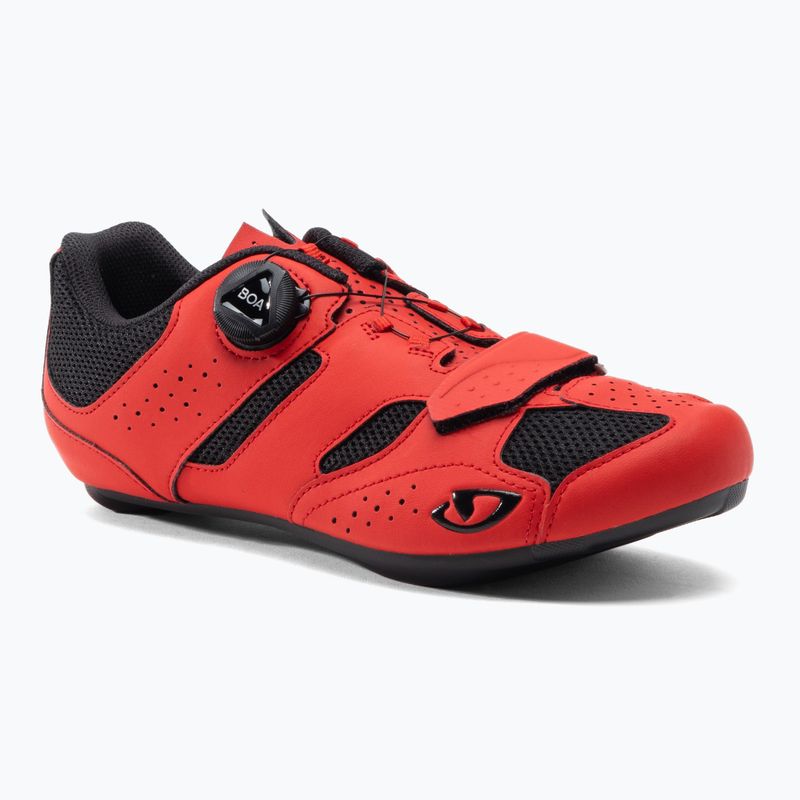 Scarpe da strada da uomo Giro Savix II rosso brillante