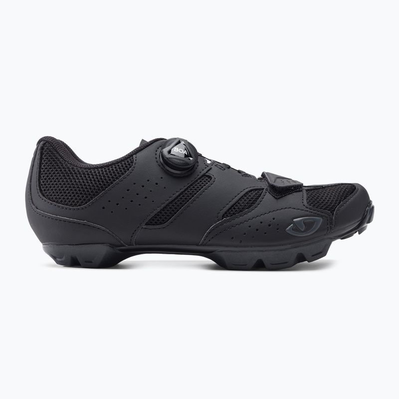 Scarpe da ciclismo MTB da uomo Giro Cylinder II nero 2