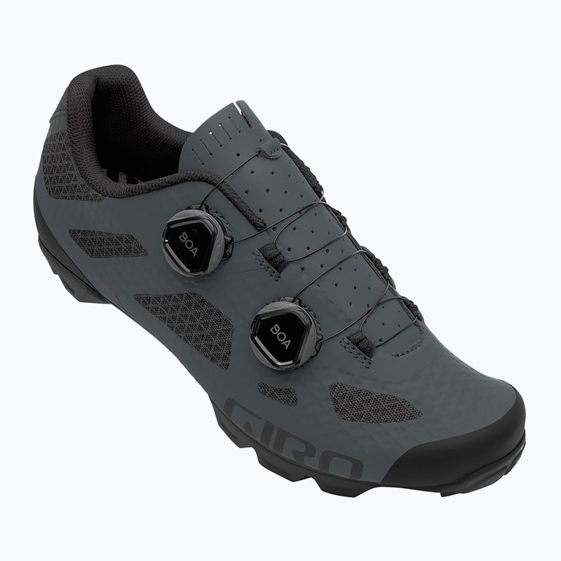 Scarpe da ciclismo MTB da uomo Giro Sector portaro grigio 2