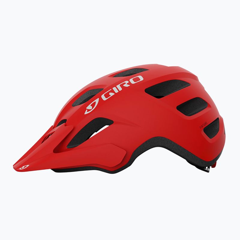 Giro Fixture Integrated MIPS casco da bici con finiture opache rosso 2