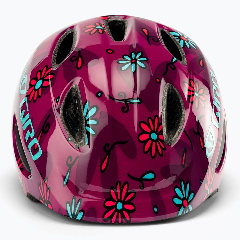Casco da bici per bambini Giro Scamp rosa street sugar daisies 2