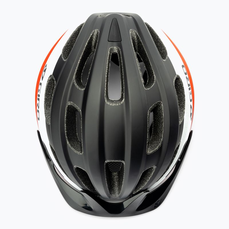 Casco da bicicletta Giro Register nero opaco rosso 6