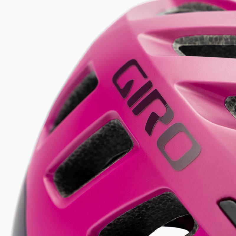 Casco bici donna Giro Radix W rosa opaco street 7
