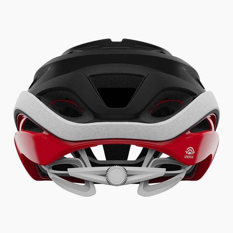 Casco da bicicletta Giro Helios Spherical MIPS nero opaco/rosso 3