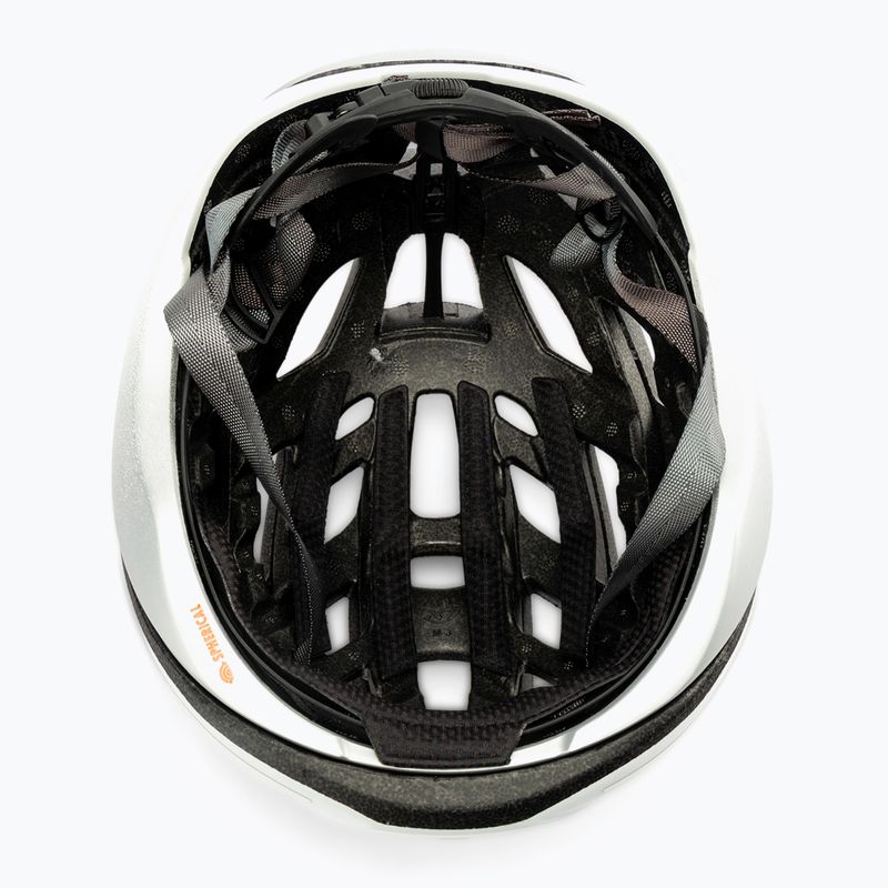 Casco da bici Giro Helios Spherical MIPS bianco opaco/argento sfumato 5