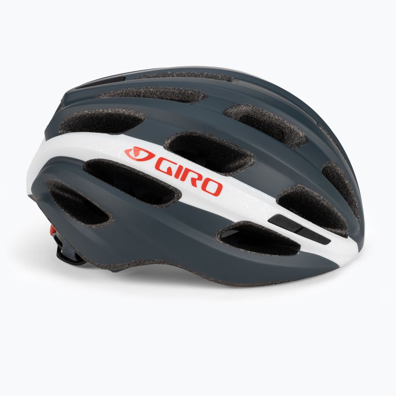 Casco da bicicletta Giro Isode portaro opaco grigio/bianco/rosso 3