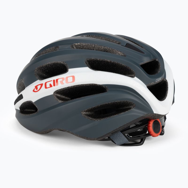 Casco da bicicletta Giro Isode portaro opaco grigio/bianco/rosso 4