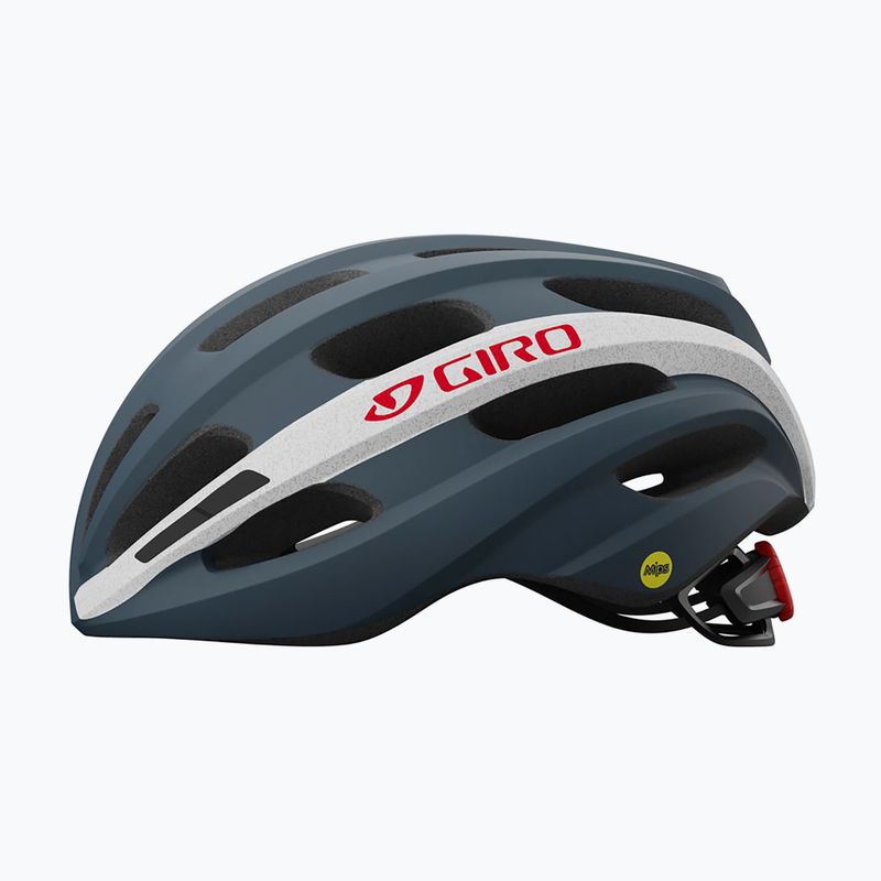 Casco da bicicletta Giro Isode portaro opaco grigio/bianco/rosso 6