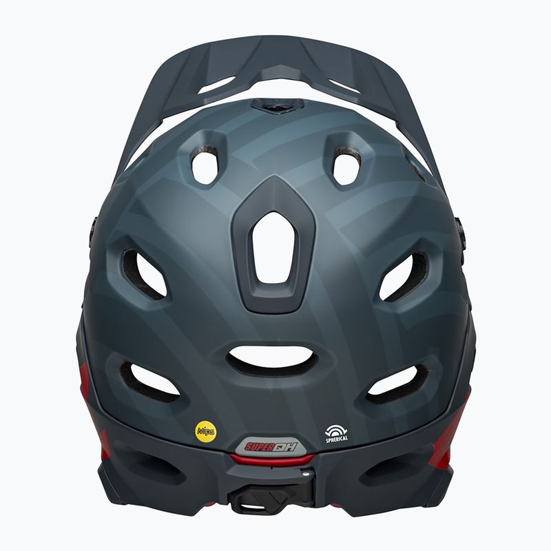 Casco bici Bell FF Super DH MIPS Spherical prime blu opaco/cremisi 4