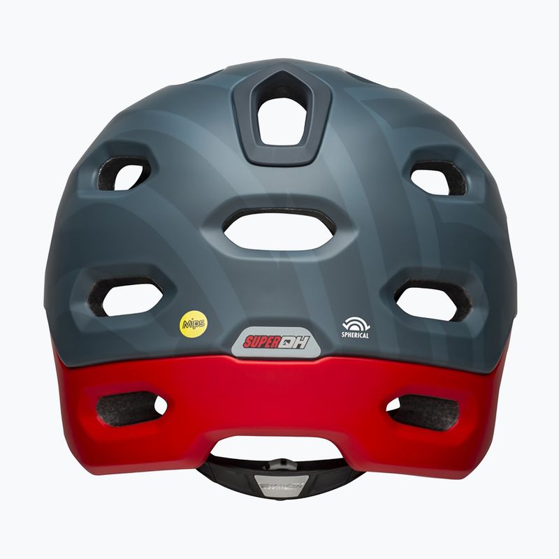 Casco bici Bell FF Super DH MIPS Spherical prime blu opaco/cremisi 5