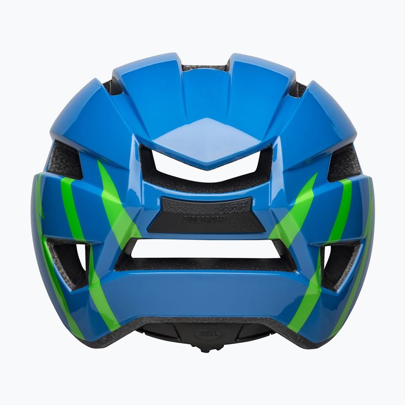 Casco da bici per bambini Bell Sidetrack II strike blu/verde lucido 3