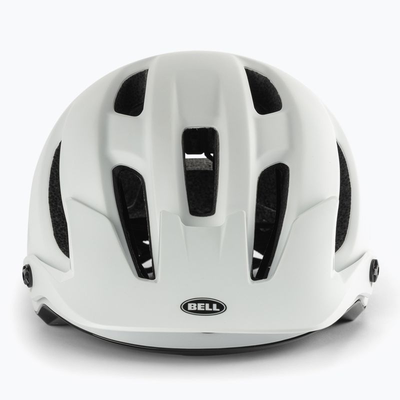 Casco da bici Bell 4Forty bianco lucido opaco nero 2