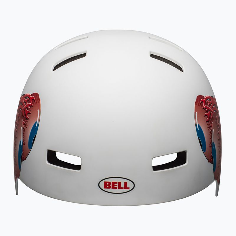 Casco da bici Bell Local bianco opaco/occhielli 3