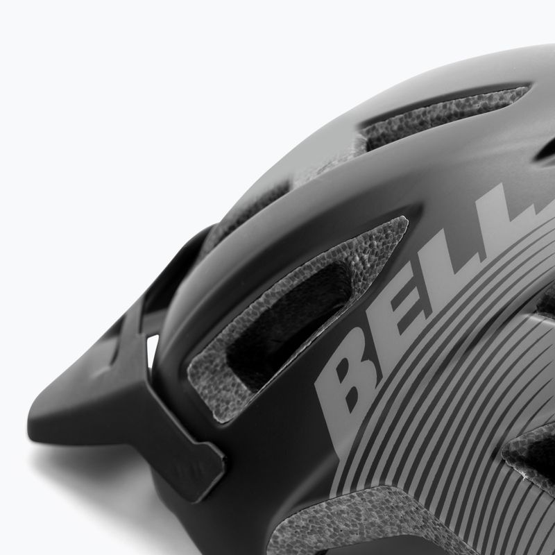 Casco da bicicletta Bell Vert nero carbone opaco 7