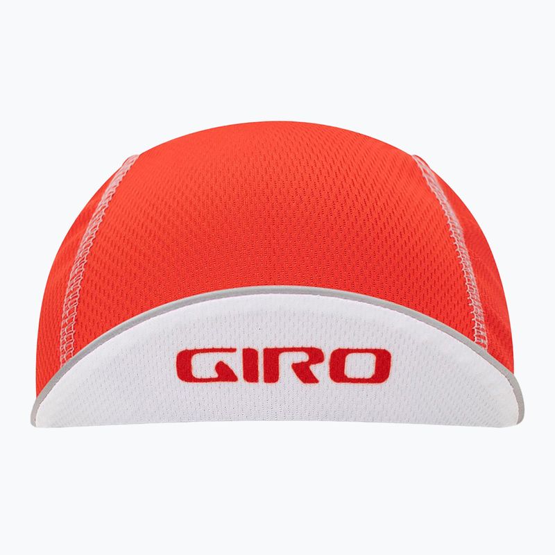 Cappellino da ciclismo Giro Peloton rosso brillante 2