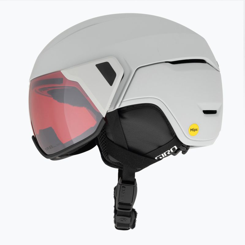 Casco da sci Giro Orbit Spherical grigio chiaro opaco/vivid ember 5