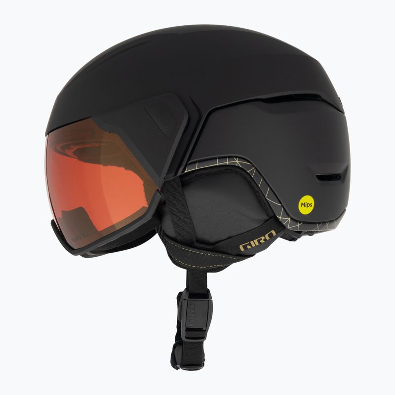 Casco da sci da donna Giro Aria Spherical nero opaco/vivid cooper 5