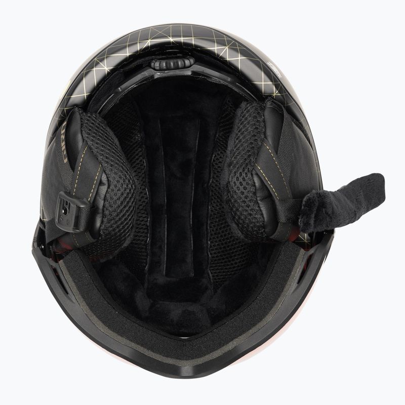 Casco da sci da donna Giro Aria Spherical nero opaco/vivid cooper 6