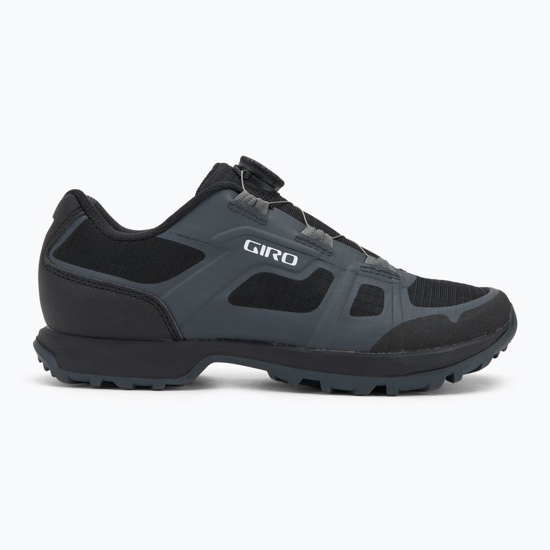 Scarpe da ciclismo MTB da uomo Giro Gauge Boa dark shadow/nero 2