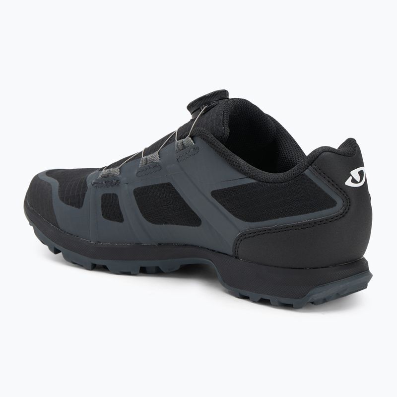 Scarpe da ciclismo MTB da uomo Giro Gauge Boa dark shadow/nero 3